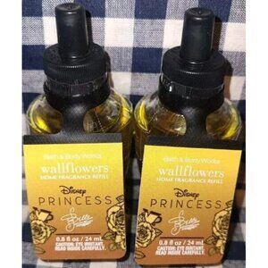 NEW 2-Pack BELLE Disney Wallflower Refill Bulbs SEALED Bath & Body Works